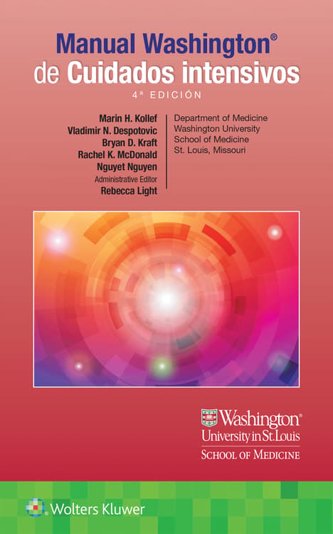 KOLLEF- MANUAL WASHINGTON DE CUIDADOS INTENSIVOS, 3.¦Ed. 2018