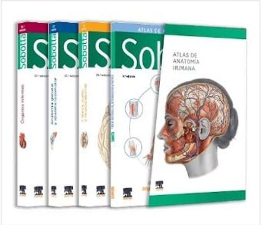 PAULSEN, F.- PACK SOBOTTA ATLAS ANATOMIA HUMANA (3 VOLS. + TABLAS), 25Ed., 2024