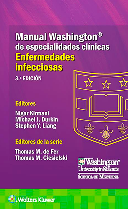 KIRMANI - MANUAL WASHINGTON DE ESPECIALIDADES CLINICAS. ENFERMEDADES INFECCIOSAS, 3.¦ Ed.  2020
